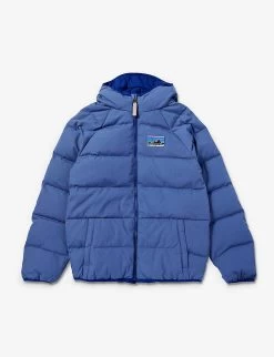 Patagonia Logo-embroidered Padded Cotton Recycled-down Jacket 5-14 Years