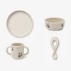 Liewood Vivi Monster Cherry-print Four-piece Silicone Tableware Set