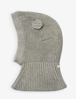 Liewood Hanibal Ears Ribbed-knit Organic-cotton Balaclava