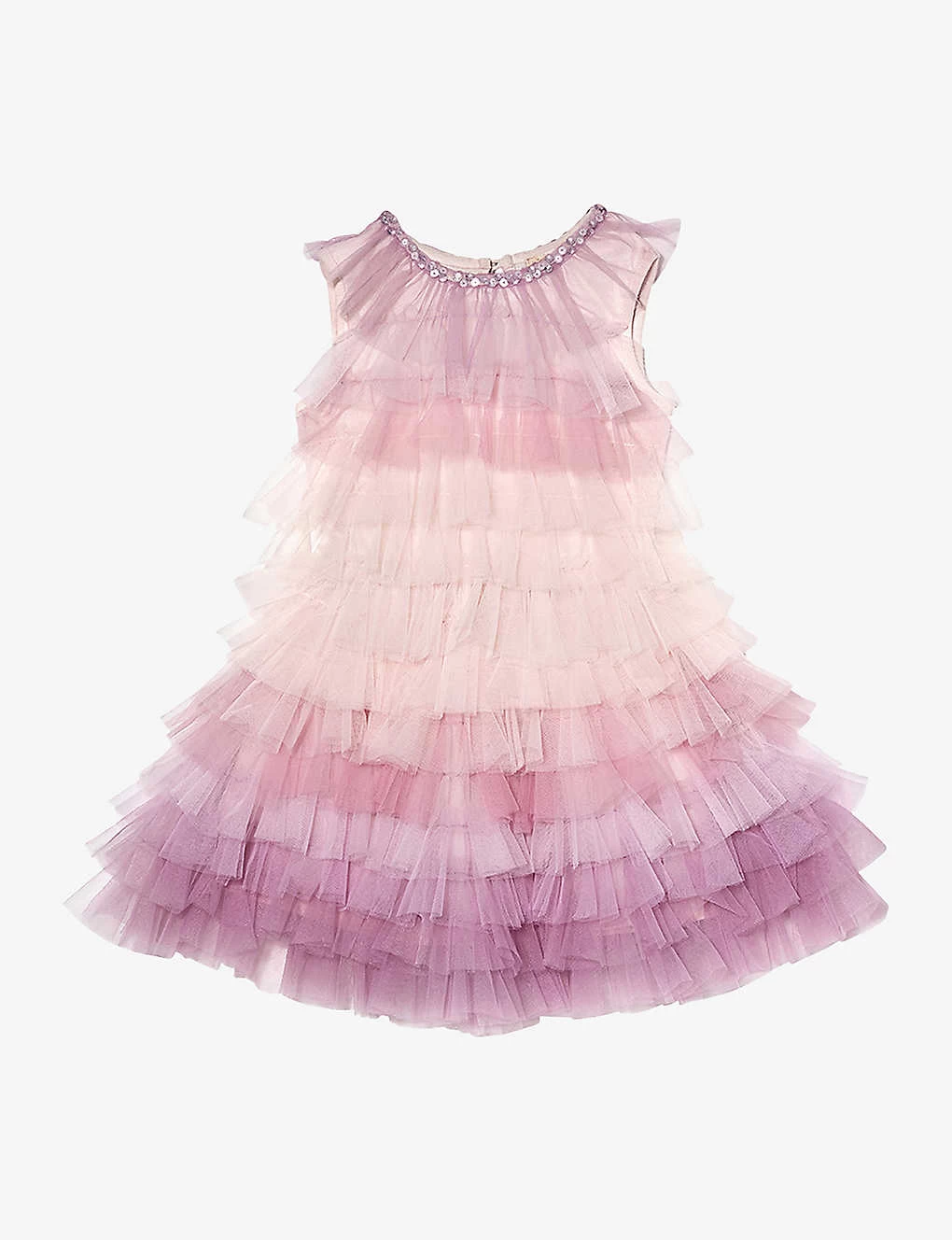 Bebe Obsess Sequin-embellished Tulle Woven Dress 3-24 Months 1 Bebe Obsess Sequin-embellished Tulle Woven Dress 3-24 Months