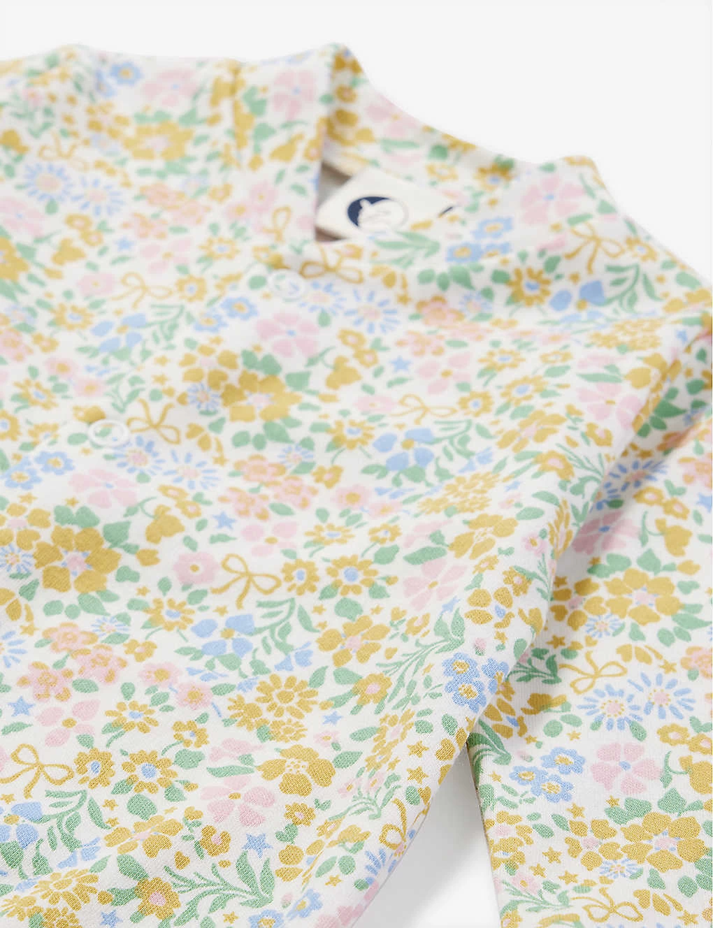 Floral-print Long-sleeved Cotton-jersey Body 0-12 Months 2 Floral-print Long-sleeved Cotton-jersey Body 0-12 Months - Image 2