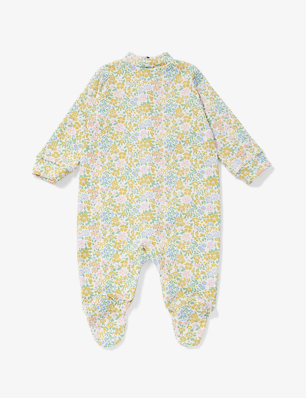 Floral-print Long-sleeved Cotton-jersey Body 0-12 Months 3 Floral-print Long-sleeved Cotton-jersey Body 0-12 Months - Image 3