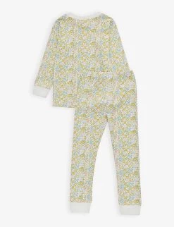 Floral-print Cotton-jersey Pyjamas 1-13 Years -Kid Couture R04207910 SWEETPEA ALT02